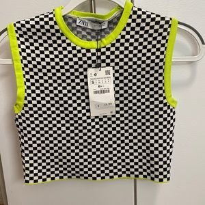 ZARA CROP TOP. BRAND NEW (w/ tags).